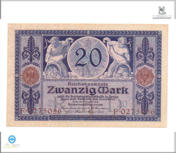 Billete Alemania 20 Mark 1915 #63