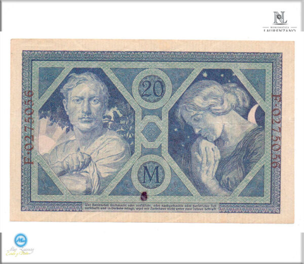 Billete Alemania 20 Mark 1915 #63