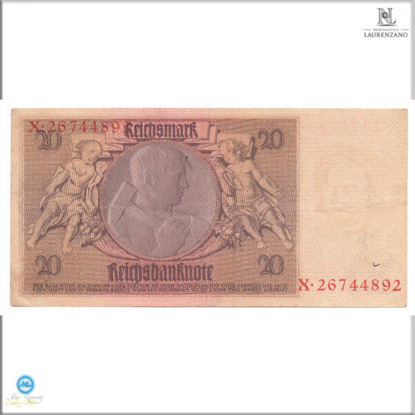 ALEMANIA 20 Reichsmark 1929 #181a Warner Von Siemens (12024070312) - Imagen 2