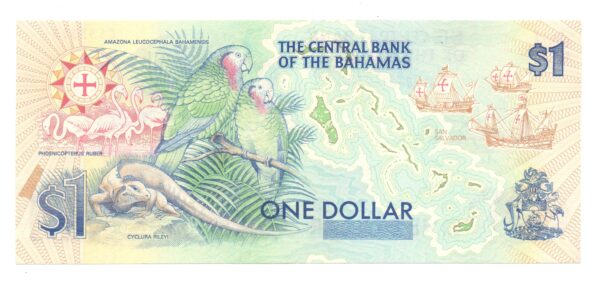BAHAMAS 1 DOLAR 1992 (ND) SIN CIRCULAR (2024070355) - Imagen 3