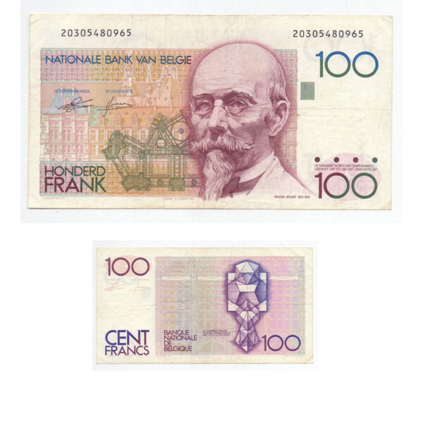 BELGICA 100 FRANCOS #140 HENDRIK BEYAERT (2024070370)