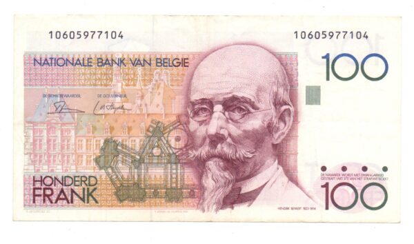BELGICA 100 FRANCOS #140 1978/96 (2024070384) - Imagen 2
