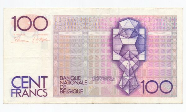 BELGICA 100 FRANCOS #140 1978/96 (2024070384) - Imagen 3